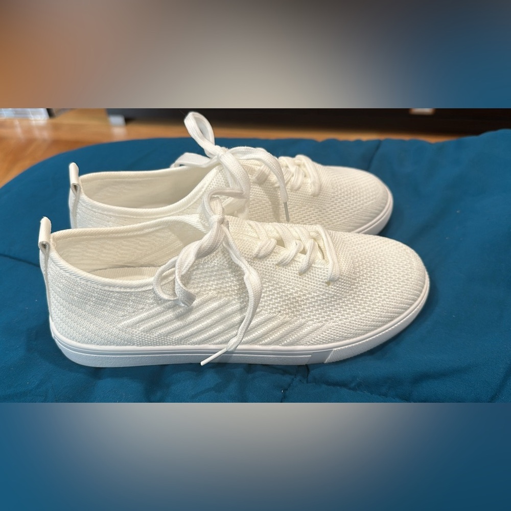 White sneakers